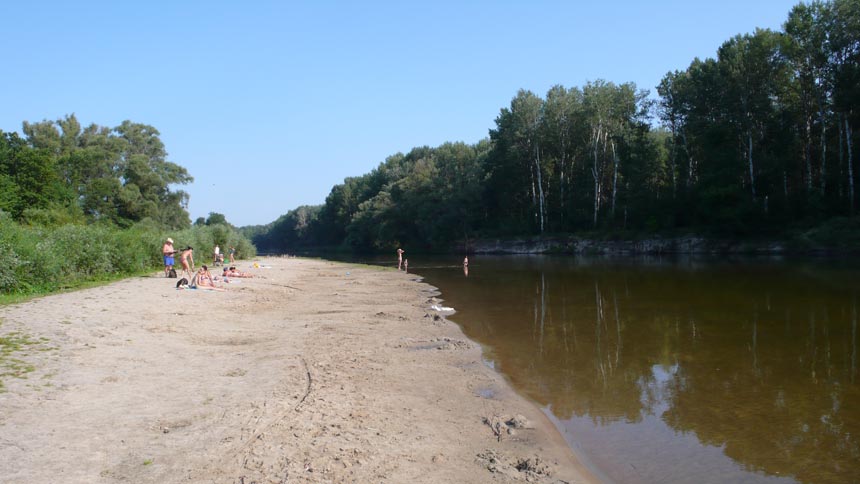 Пляж у Батурині