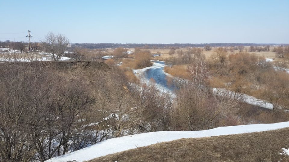 Тарасівка, вид з городища на Сулу